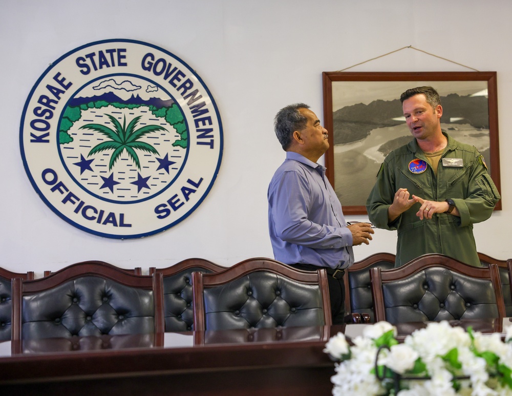 Pacific Partnership 2024-2 Leadership Visits the Governor and Lt. Governor of Kosrae