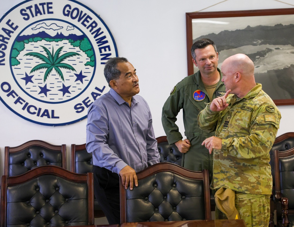 Pacific Partnership 2024-2 Leadership Visits the Governor and Lt. Governor of Kosrae