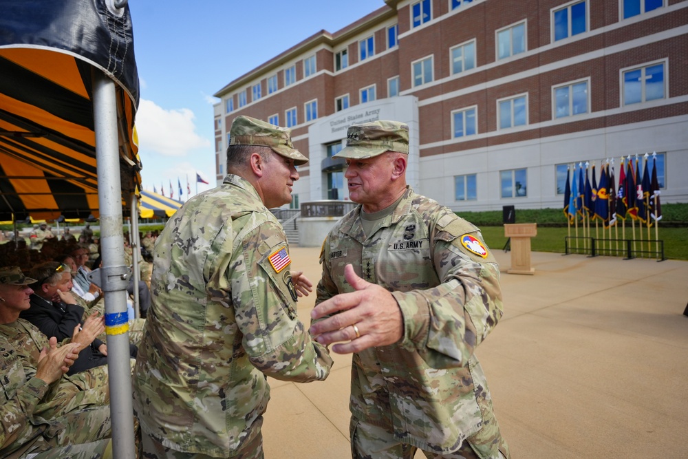 Harter Assumes Command