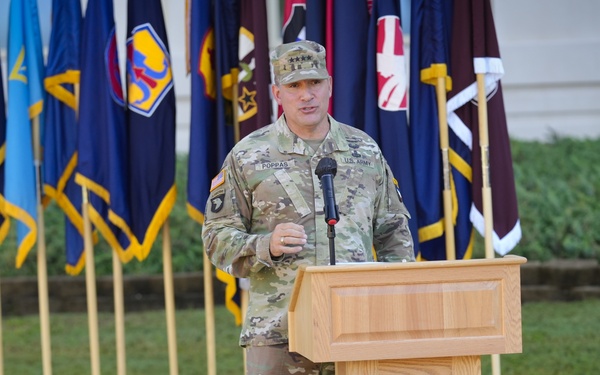 Harter Assumes Command