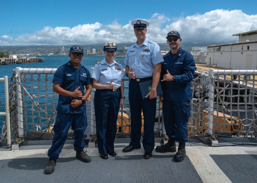 Petty Officer 2nd Class Joshua Marzilli Receives Coast Guard Medal