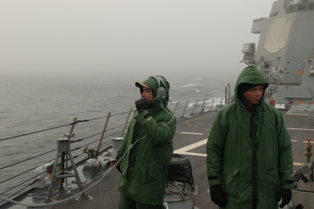 USS Kidd Operates in the Northern Pacific