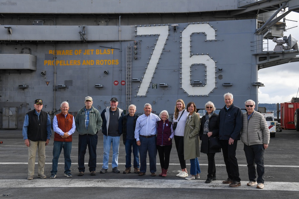 USS Ronald Reagan (CVN 76) hosts a tour for Rotary Club members