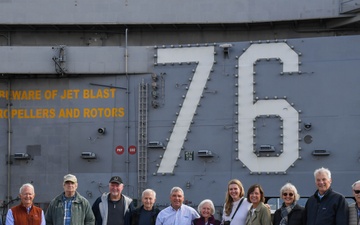 USS Ronald Reagan (CVN 76) hosts a tour for Rotary Club members