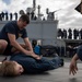 Emory S. Land Sailors Participate in the Oleoresin Capsicum Portion of the Security Reaction Force Basic Training