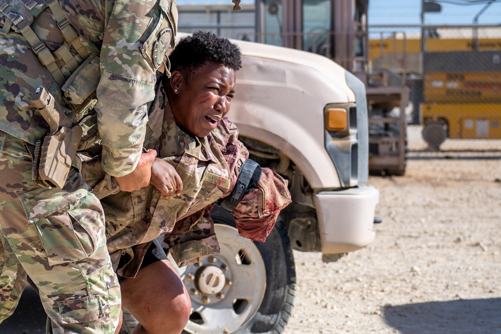 332nd AEW Conducts Mass Casualty training exercise