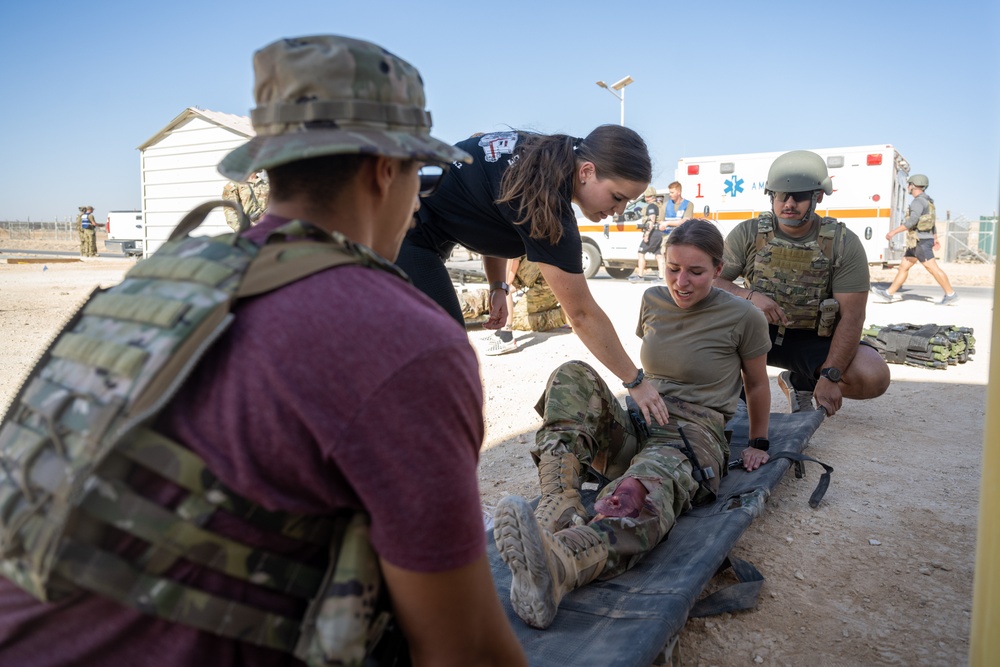 332nd AEW Conducts Mass Casualty training exercise