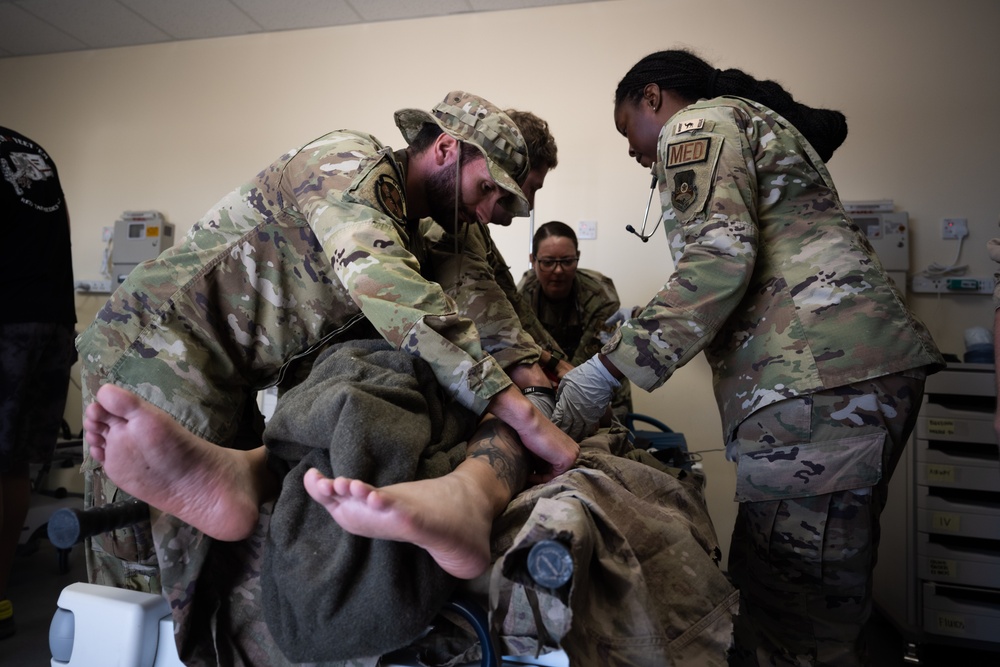 332nd AEW Conducts Mass Casualty training exercise