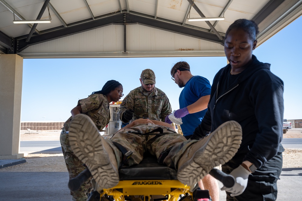 332nd AEW Conducts Mass Casualty training exercise