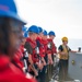 USS New York Replenishment At Sea