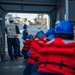 USS New York Replenishment At Sea
