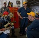 General Quarters Drill in Wasp's Hangar Bay