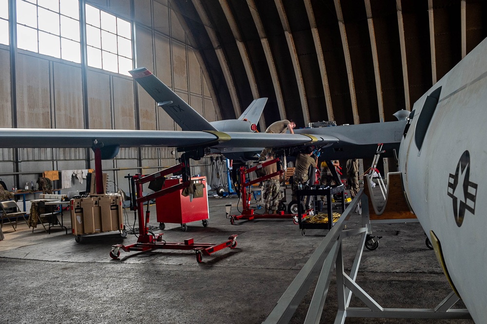 Crew Chiefs Ensure MQ-9 Reaper Mission Readiness