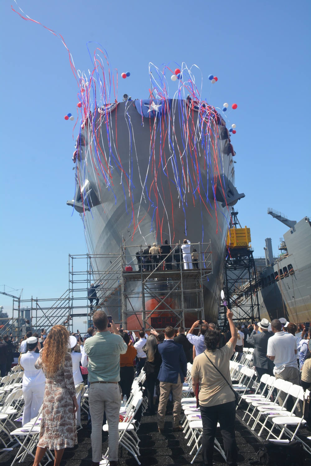 USNS Lucy Christened as MSC’s Newest Fleet Replenishment Oiler