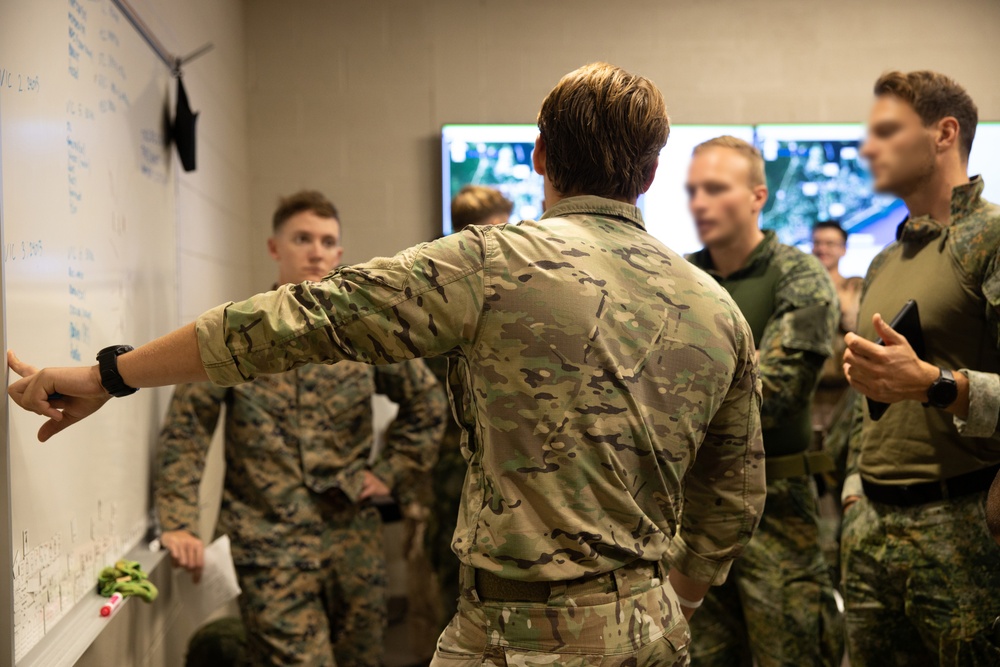 ANGLICO Convoy Combat Simulation with NATO allies