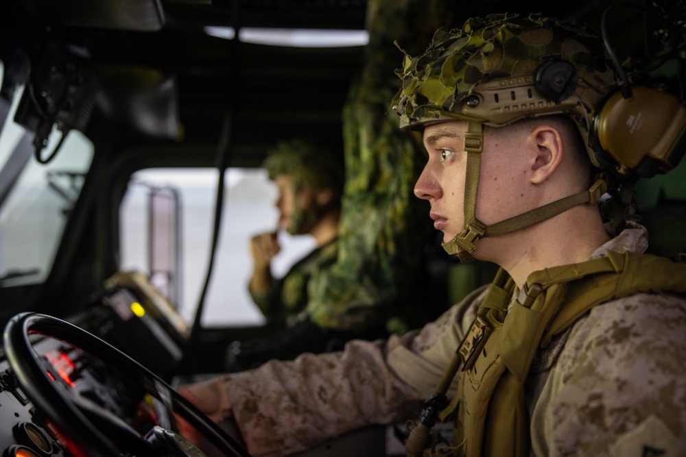 ANGLICO Convoy Combat Simulation with NATO allies