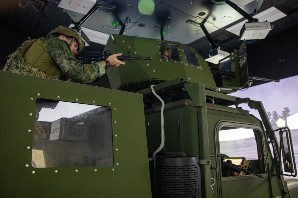 ANGLICO Convoy Combat Simulation with NATO allies