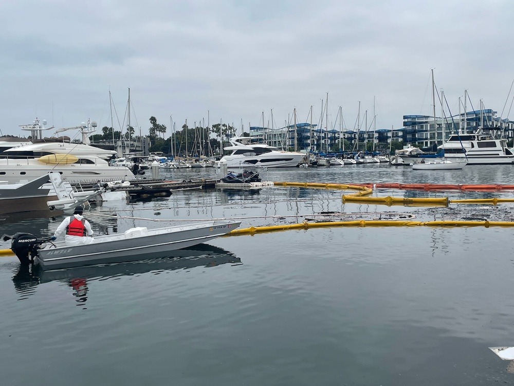 UPDATE 2: Unified Command Continues to Coordinate the Recovery of Diesel Fuel in Marina del Rey, California