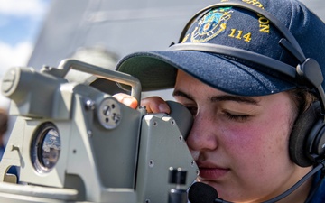 USS Ralph Johnson Departs CFAY