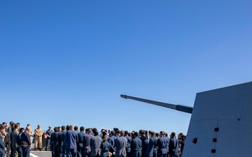 USS Ralph Johnson Hosts 9/11 Remembrance Ceremony.