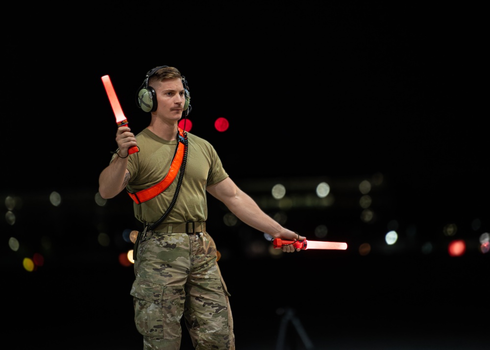 Green Mountain Boys Conduct Night Flying Operations