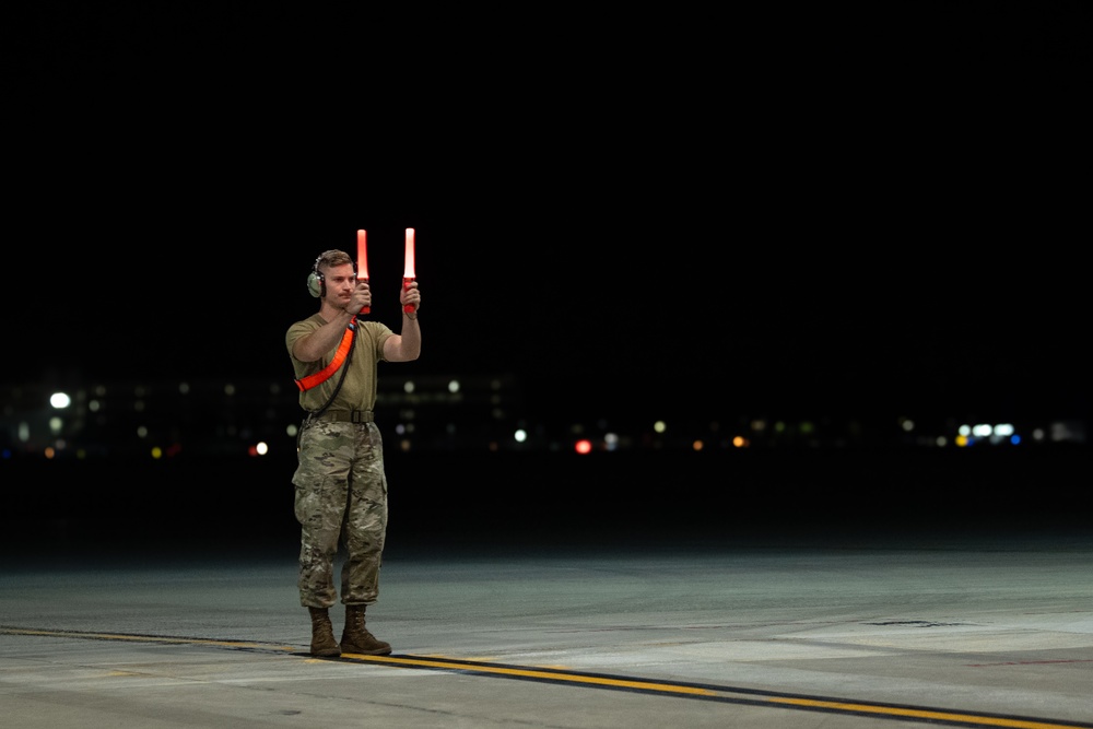 Green Mountain Boys Conduct Night Flying Operations