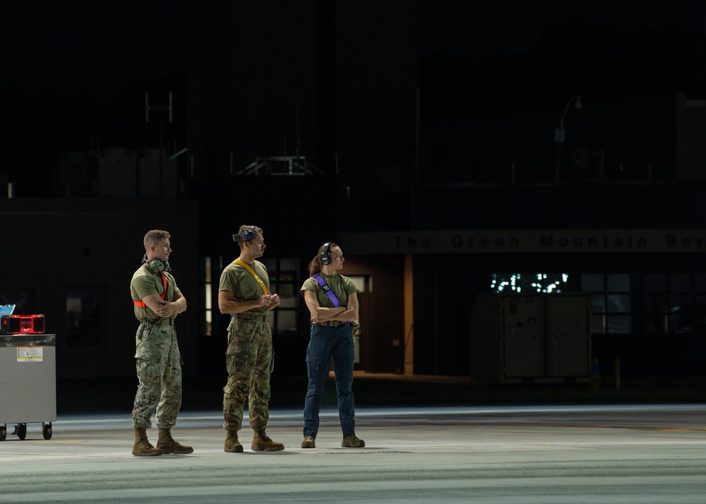 Green Mountain Boys Conduct Night Flying Operations