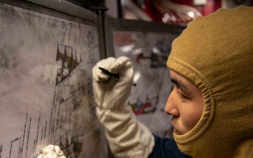 USS Ralph Johnson Conducts General Quarters Drill