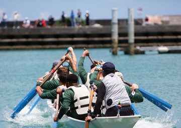 Futenma Marines experience Ginowan Hari / 普天間海兵隊が宜野湾ハーリーを体験