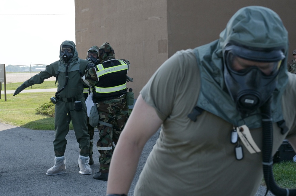 Aircrew Flight Equipment conducts decontamination training