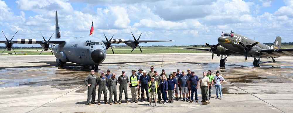 Texas Air National Guardsmen visit CAF