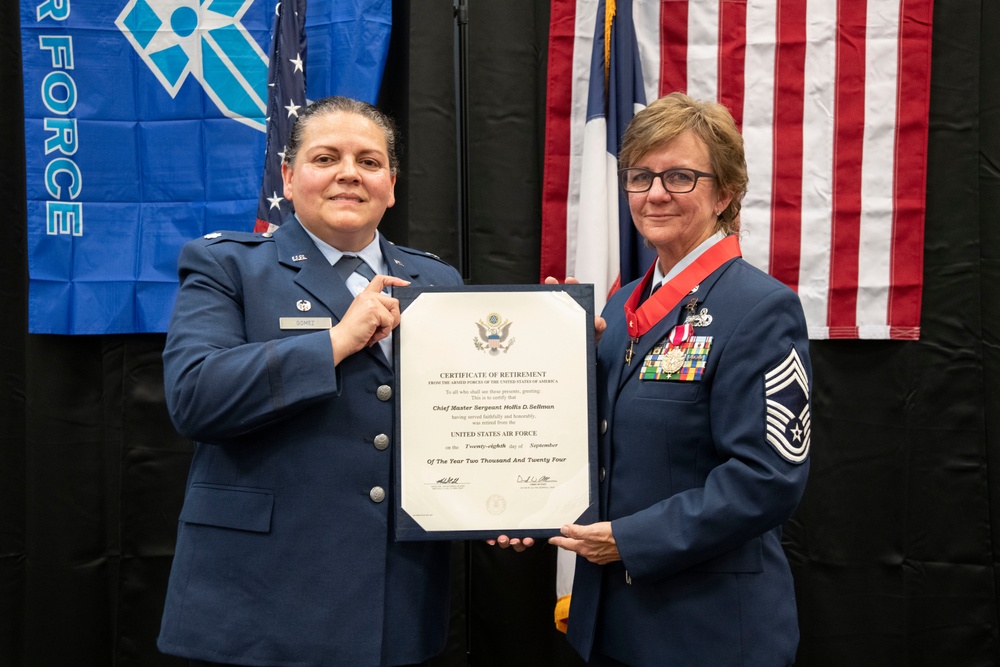 136th Airlift Wing Chief retires after 25 years of service