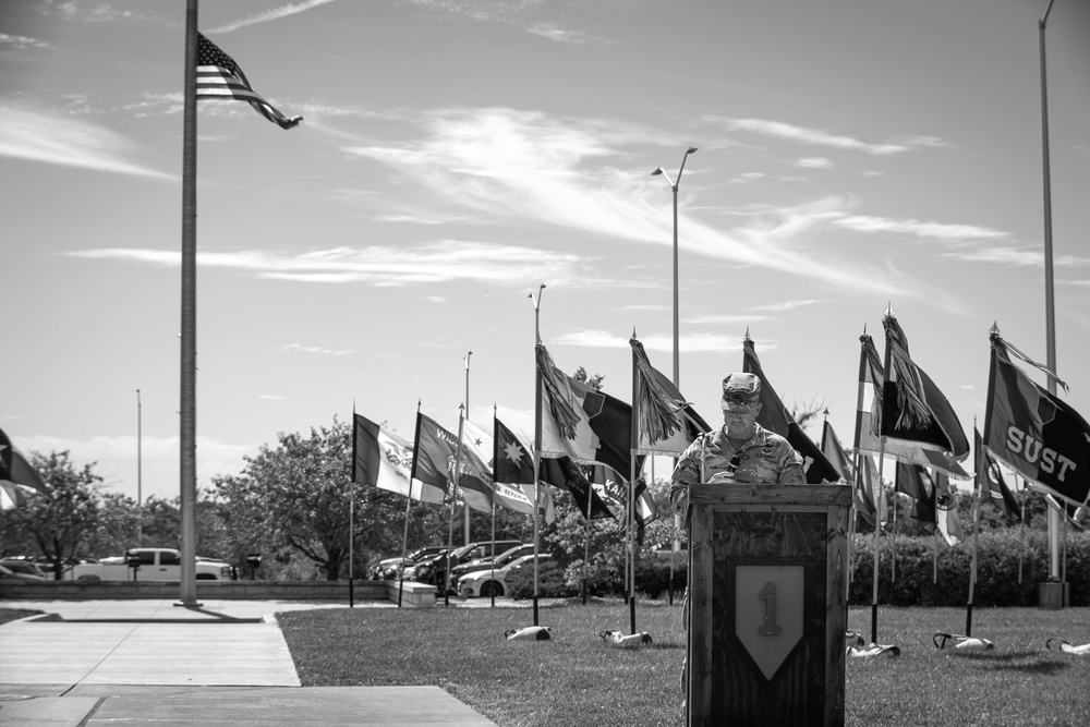 Big Red One Hosts Victory with Honors Ceremony