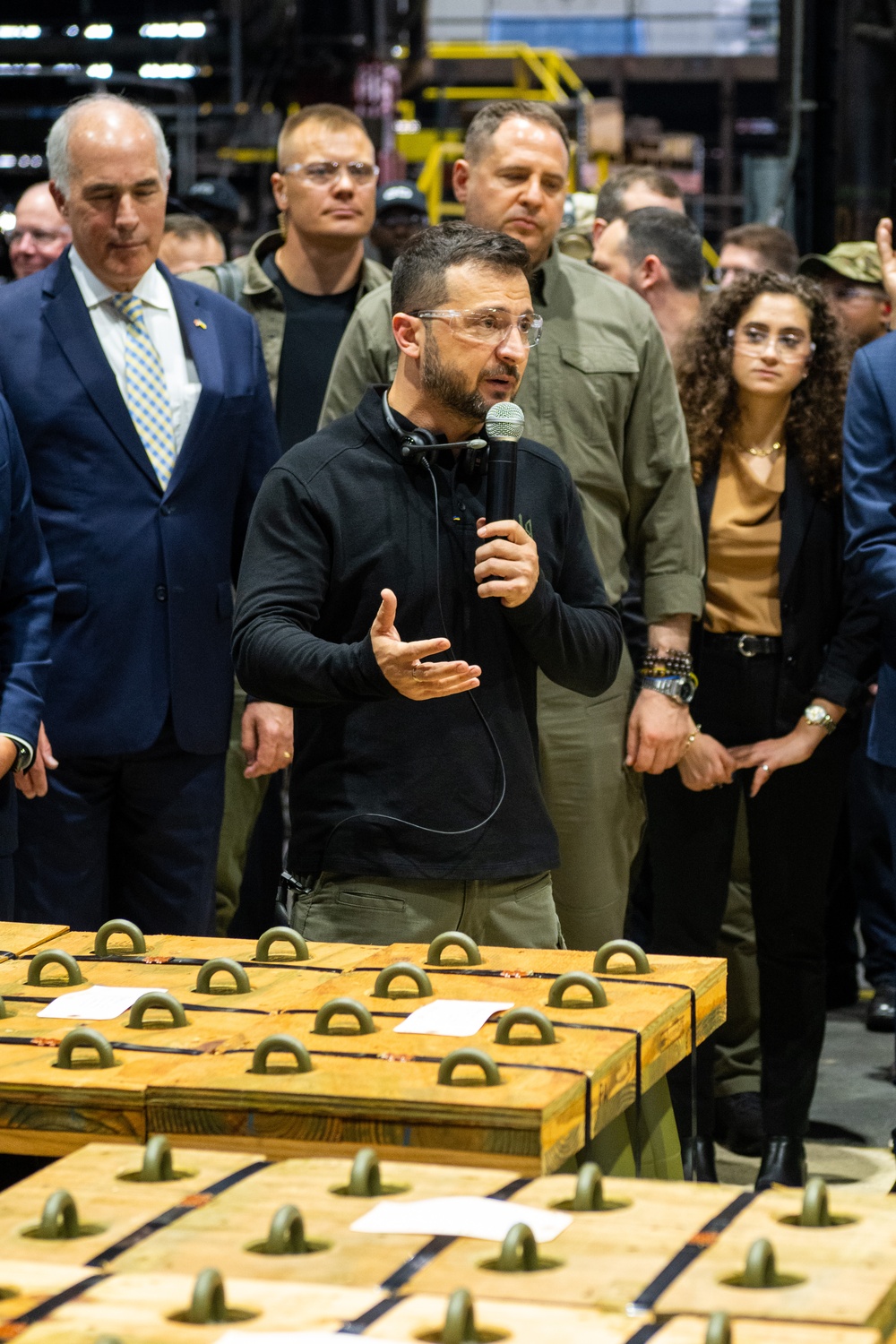 Ukrainian President visits Scranton Army Ammunition Plant