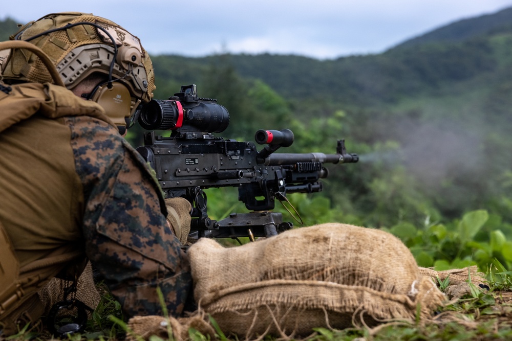 KMEP 24.2 | Live-Fire Machine Gun Range with 4th Marine Regiment Marines and 5th Brigade ROK Marines