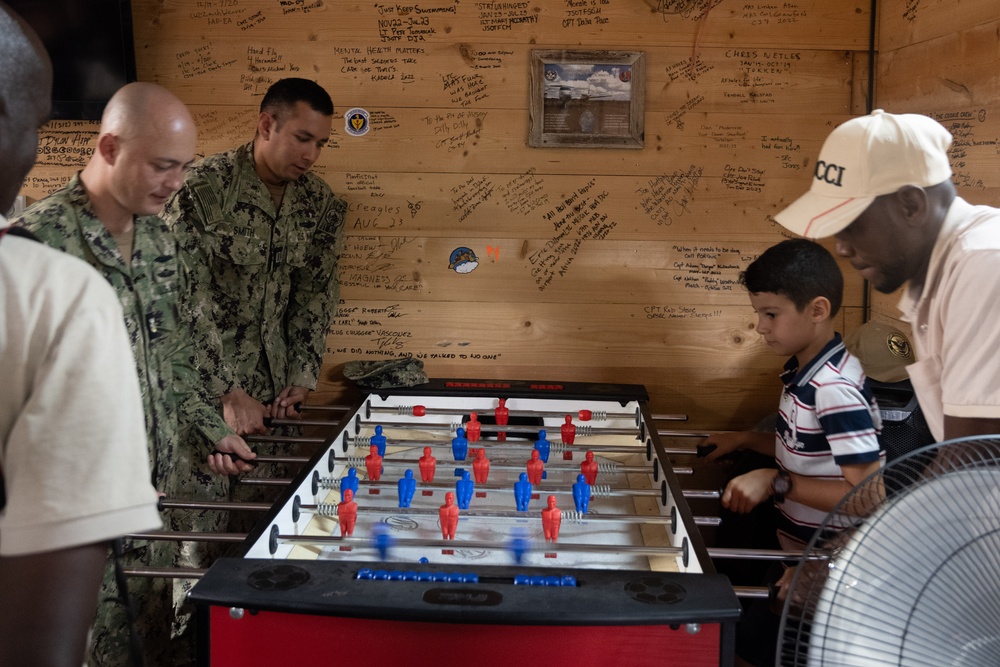 Damerjog Sous-Préfet and Guests Join Camp Lemonnier Service Members for Islamic Cemetery Visit