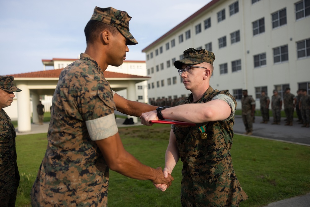 1st Lt. Grover Barham III Navy &amp; Marine Corps Achievement Medal Ceremony