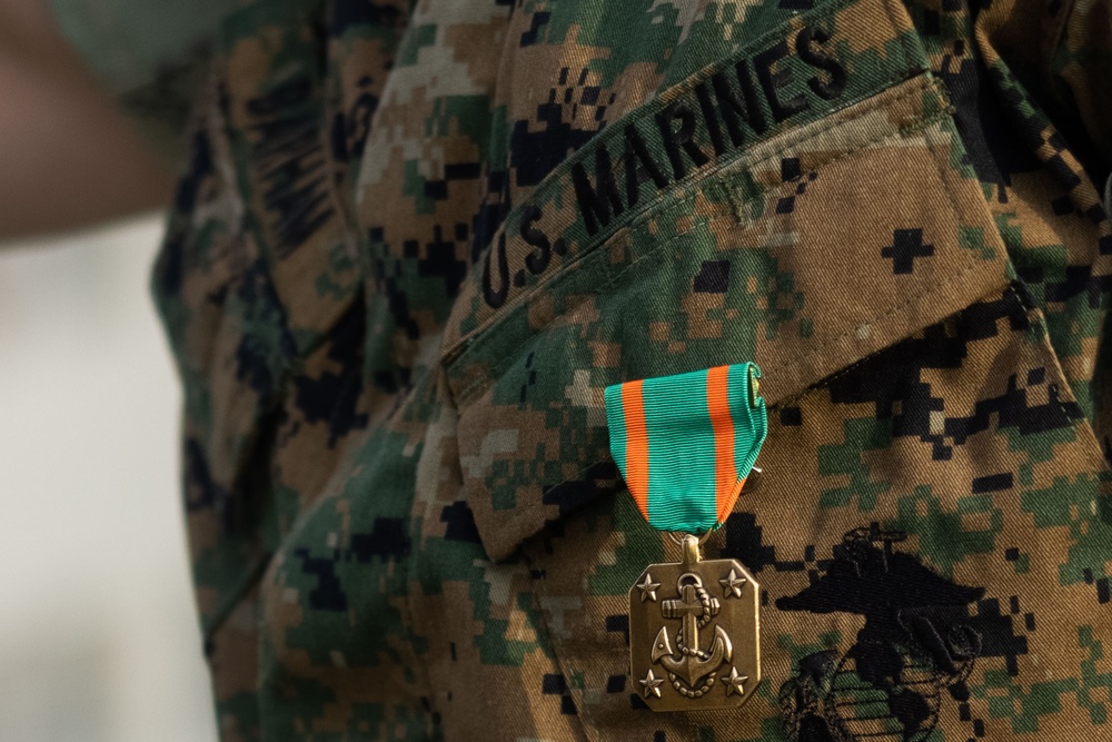 1st Lt. Grover Barham III Navy &amp; Marine Corps Achievement Medal Ceremony