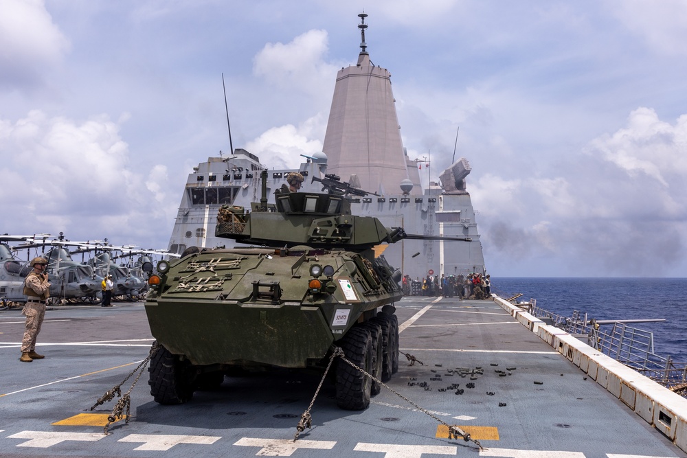 31st MEU conducts Defense of the Amphibious Task Force Live-Fire Exercise