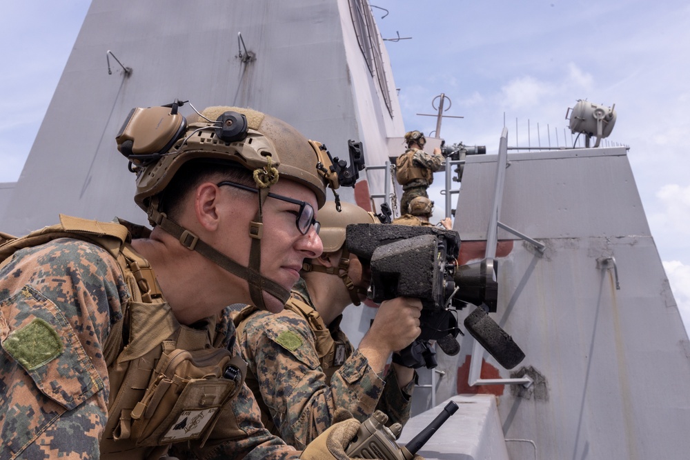 31st MEU conducts Defense of the Amphibious Task Force Live-Fire Exercise