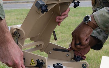 100th Communications Squadron provide network connectivity during a simulated network blackout