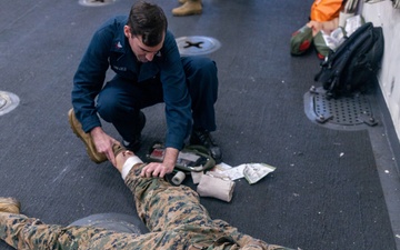 31st MEU conducts Mass Casualty Exercise aboard USS Green Bay