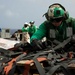 Abraham Lincoln conducts a replenishment-at-sea with Amelia Earhart