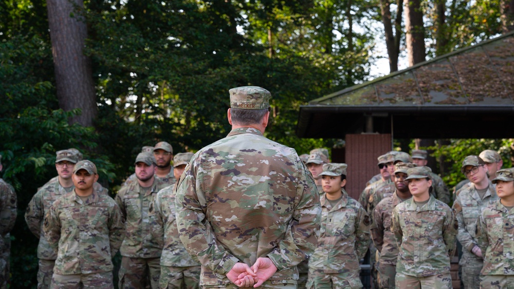 USAFE-AFAFRICA commander recgonizes Airmen from the 406th AEW