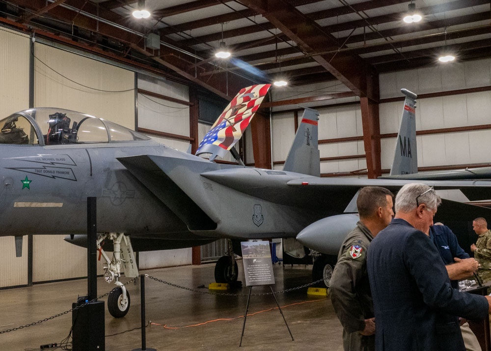 New England Air Museum hosts 104th Fighter Wing for F15C ceremony