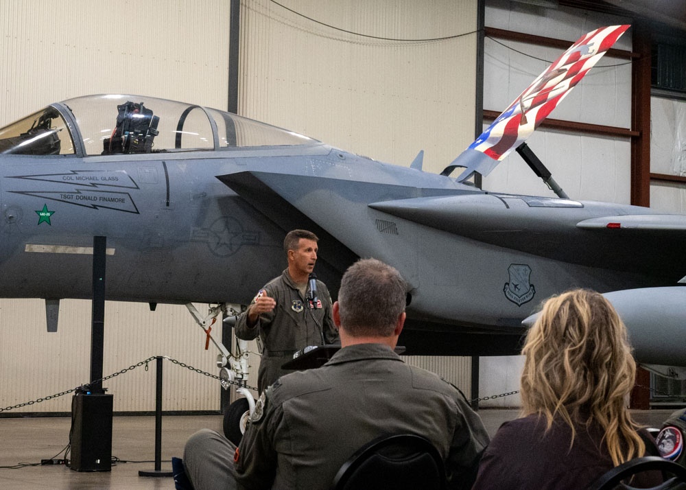 New England Air Museum hosts 104th Fighter Wing for F15C ceremony