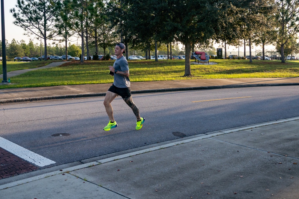 7th Special Forces Group (Airborne) holds a Suicide Prevention Run.