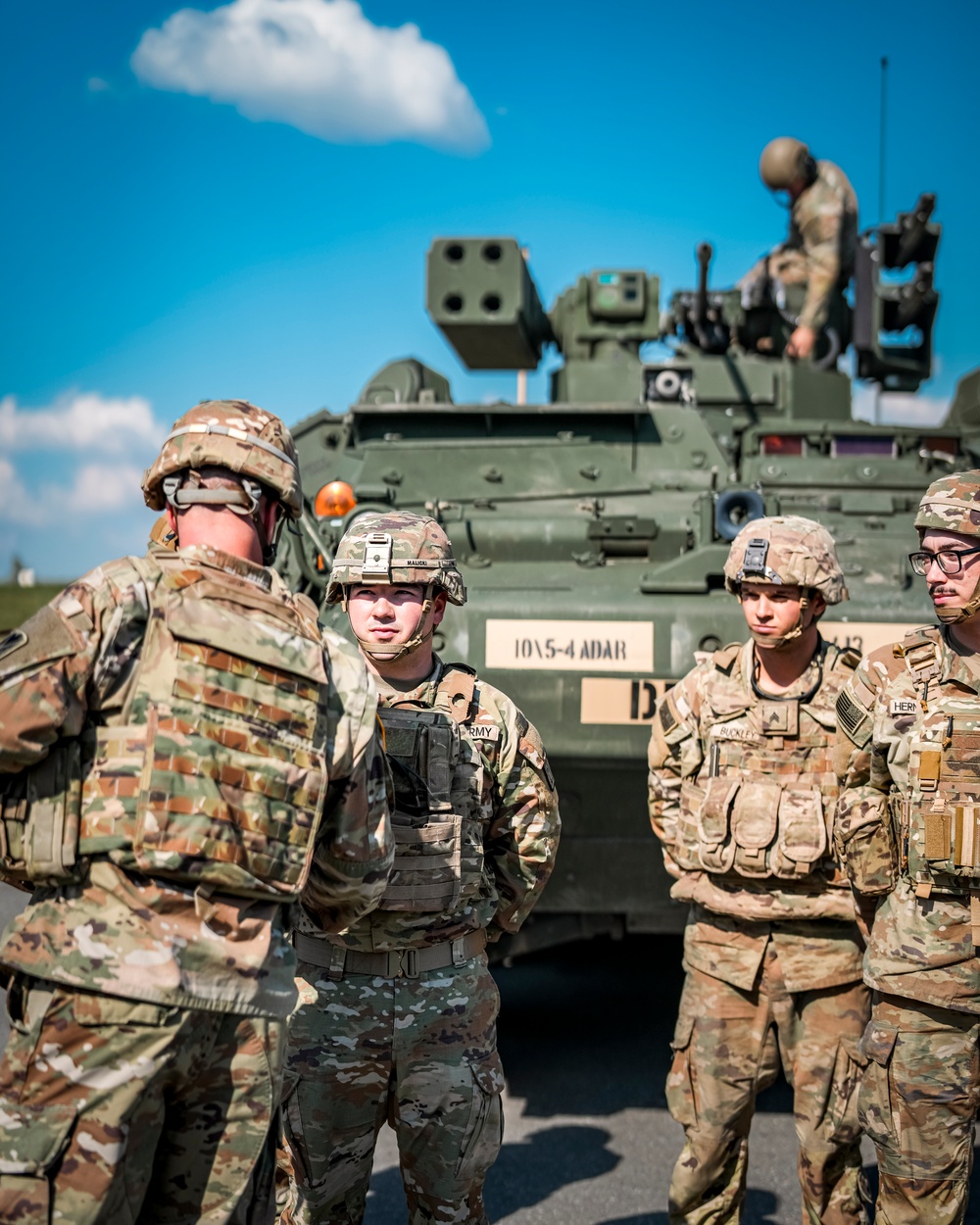 Alpha Battery, 5-4 ADA, Shoot on the Move Training with SGT STOUT