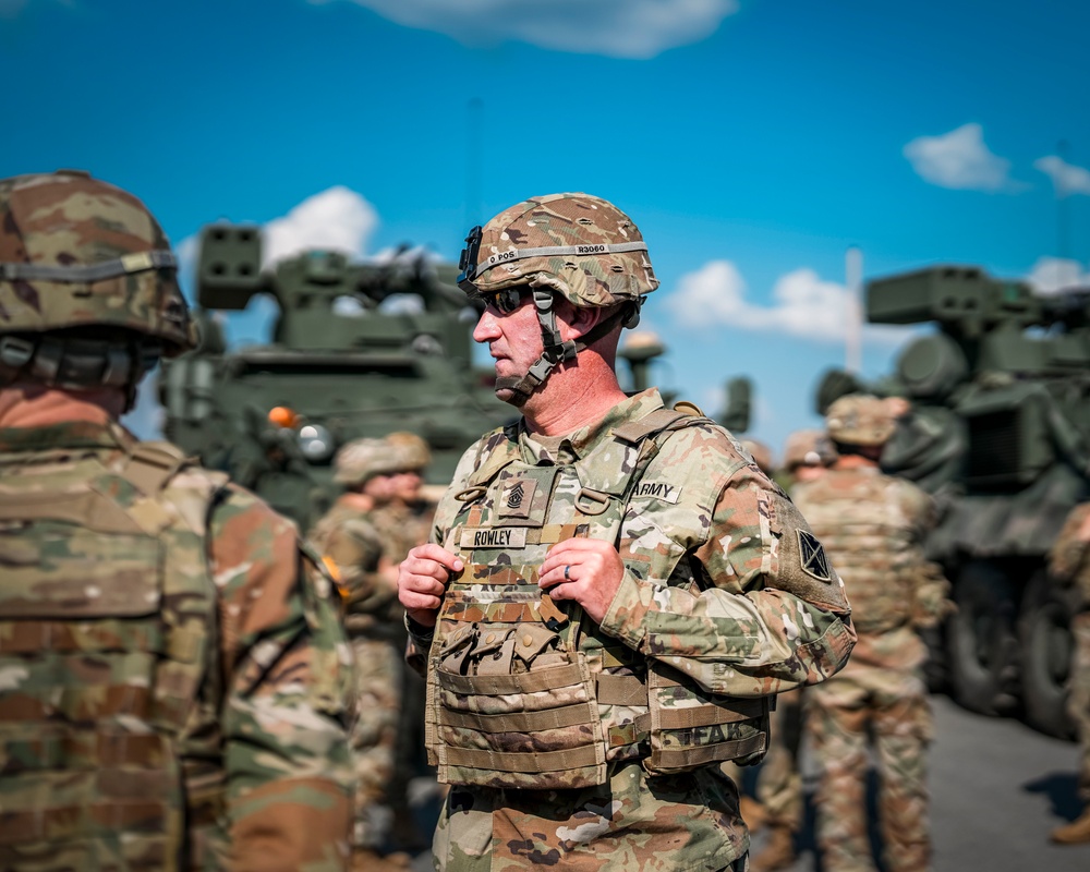 Alpha Battery, 5-4 ADA, Shoot on the Move Training with SGT STOUT