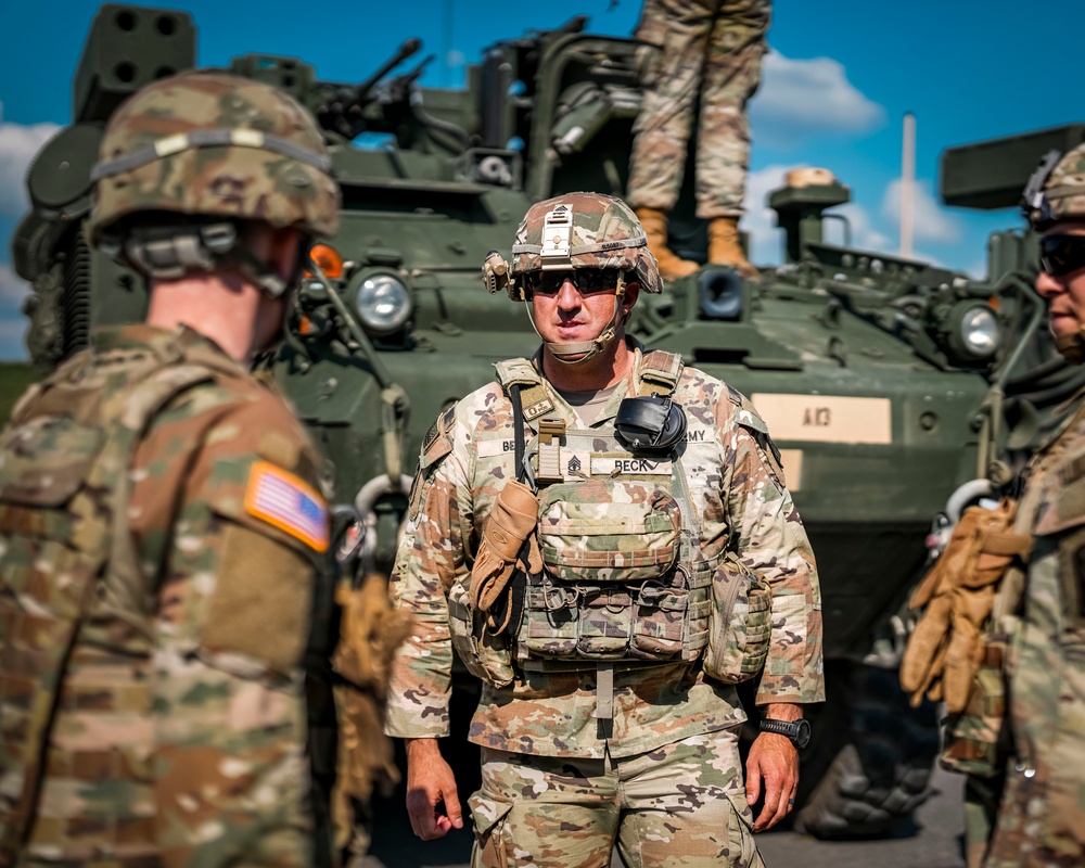 Alpha Battery, 5-4 ADA, Shoot on the Move Training with SGT STOUT